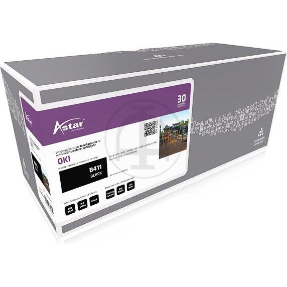 Thumbnail - Astar, Toner, Schwarz - kompatibel - Tonerpatrone - für OKI B411, 431 (BK)