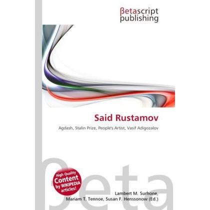 Said Rustamov, Fachbücher von Lambert M. Surhone, Mariam T. Tennoe, Susan F. Henssonow