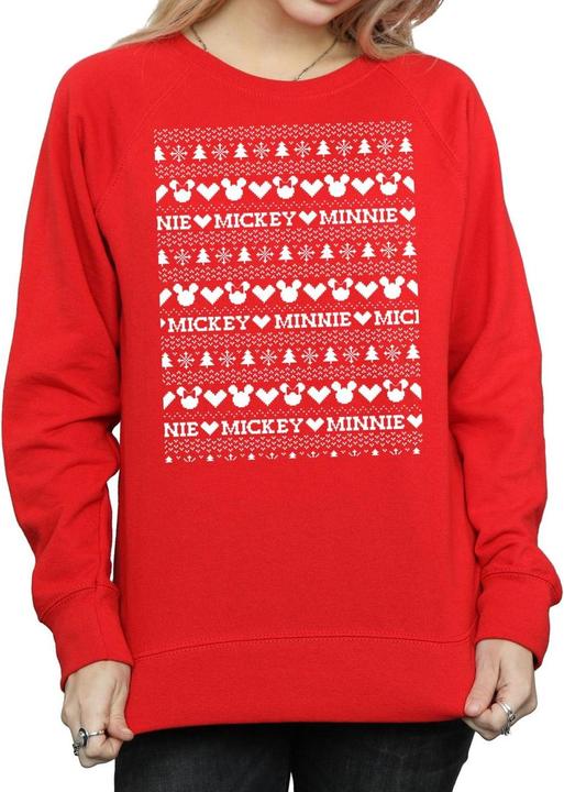 Produktbild Disney Mickey And Minnie Christmas Fair Isle Sweatshirt (S)