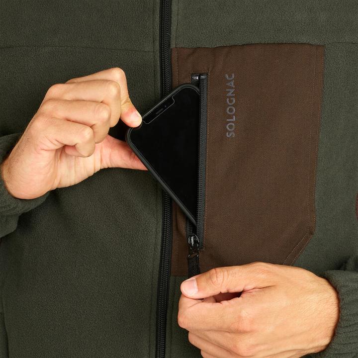 Produktbild Solognac Fleece Herren weiter Schnitt Polyester (4XL)