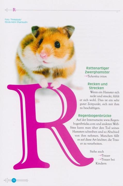 Produktbild Das kleine Hamsterlexikon (Deutsch, Katja Hindrichs, 2015)