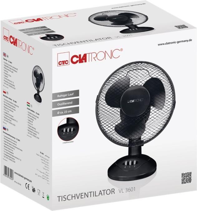 Immagine prodotto Clatronic Ventilatore da tavolo VL (51 dB)