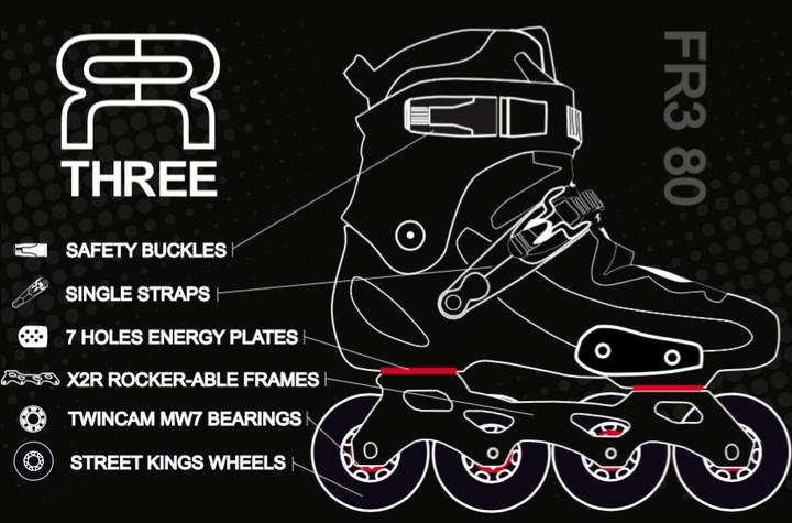 Produktbild FR Skates Inline Skates 3 80 White 2020 (41)