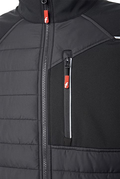 Actual product image Magni Hybrid quilted jacket black size M Fortis Elements (M)