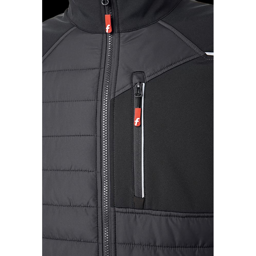 Thumbnail - Magni, Arbeitsjacke, Hybrid-Steppjacke schwarz Gr. M Fortis Elements (M)