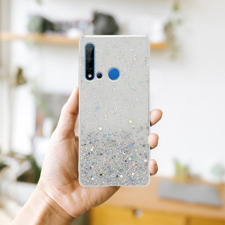 Produktbild Cadorabo TPU Cover funkelnder Glitter (Huawei Nova 5i, Huawei P20 Lite (2019))