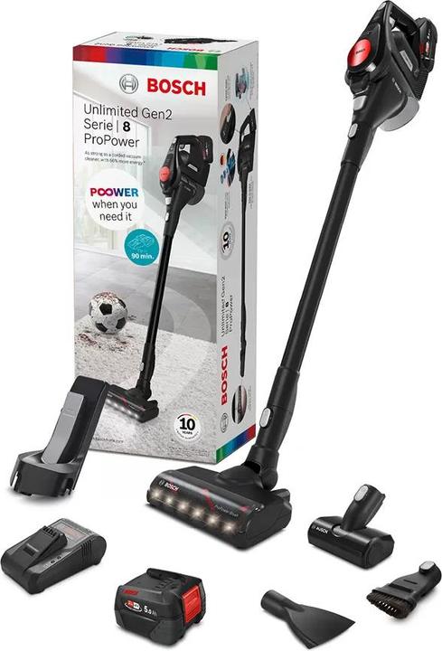Immagine prodotto Bosch Hausgeräte BCS82PWR25 Serie 8 illimitata di acciaio