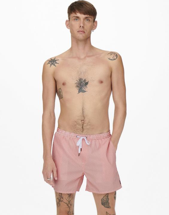 Actual product image Only & Sons Patterned swim shorts (M)