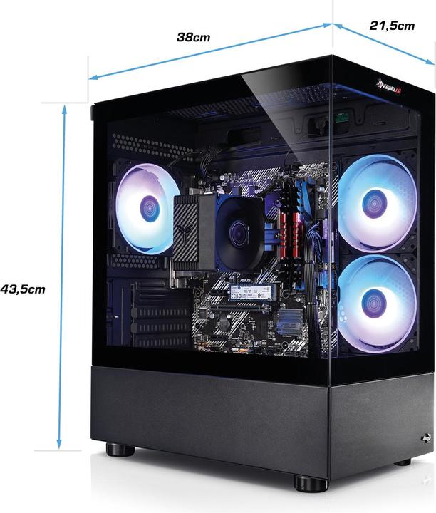 Actual product image Kiebel PC Viper V AMD Ryzen 7 5700G, 32GB DDR4, AMD Vega graphics, 1TB SSD, WLAN (AMD Ryzen 7 5700G, 32 GB, 1000 GB)