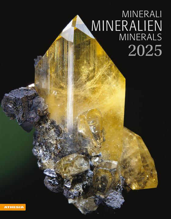 Produktbild Mineralien Kalender 2025 (Deutsch, Französisch, Italienisch, Englisch)