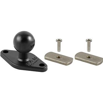 RAM Mounts B Size Arm/Seat Track Base, Notebook Ersatzteile, Schwarz