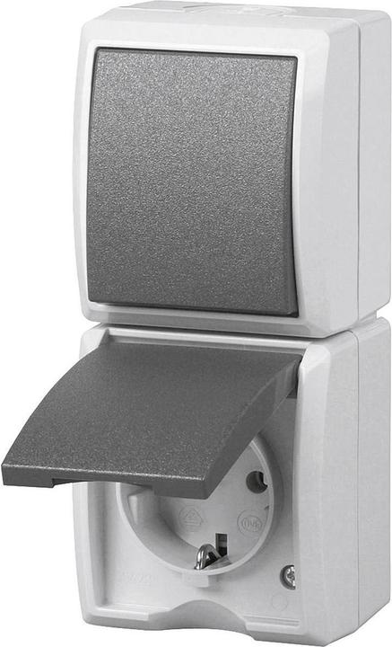 Actual product image REV Surface-mounted combination switch / socket outletAquaForm gr