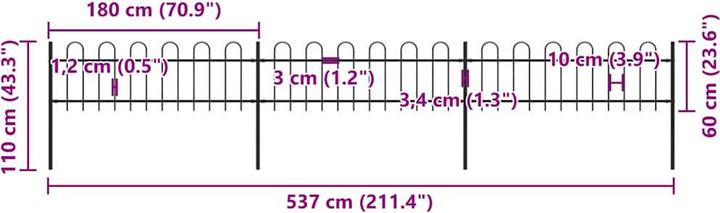 Produktbild vidaXL Zaunpaneel