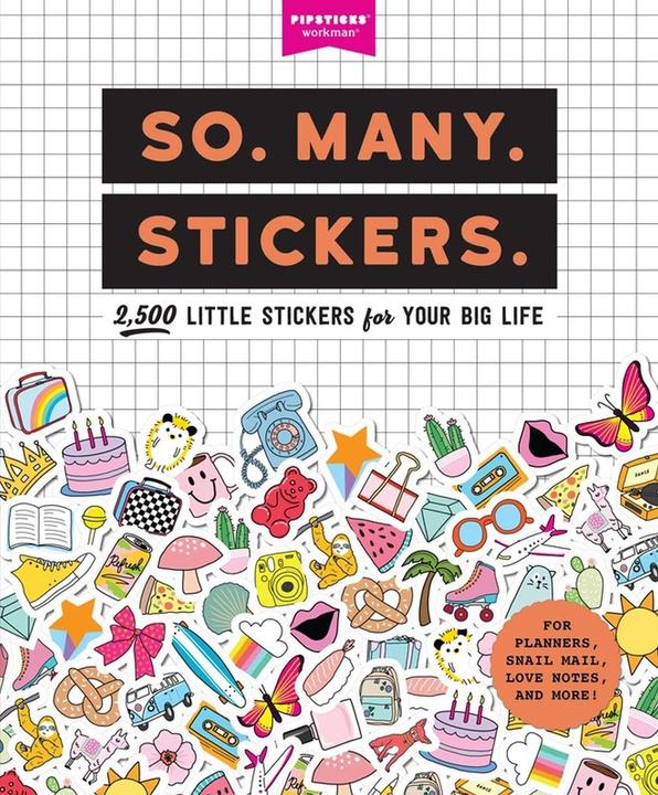 Immagine prodotto So. Many. Stickers (Inglese, Pipsticks®+Workman®, 2019)