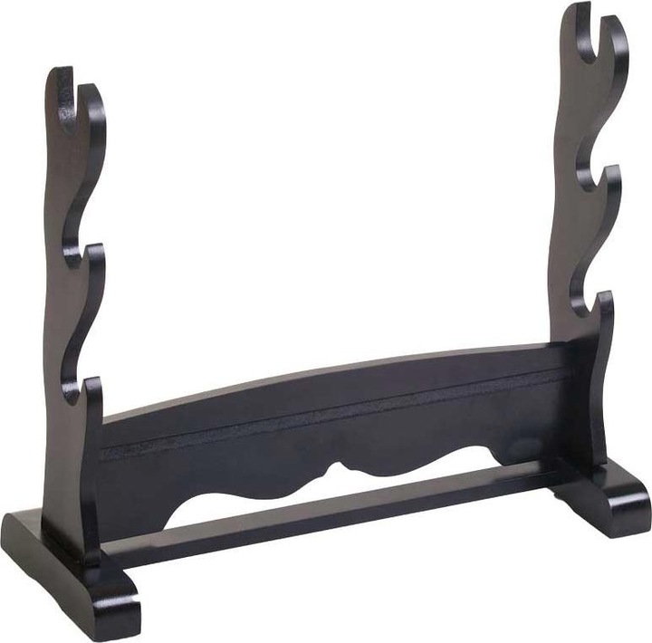 Produktbild Ju-Sports Schwertständer für 3 Schwerter "horizontal" schwarz