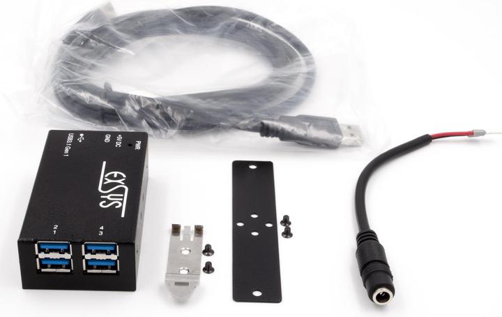 Produktbild Exsys EX-1180HMS, 4x USB-A, 1x USB-B (USB-A, USB-B, 4 Ports)