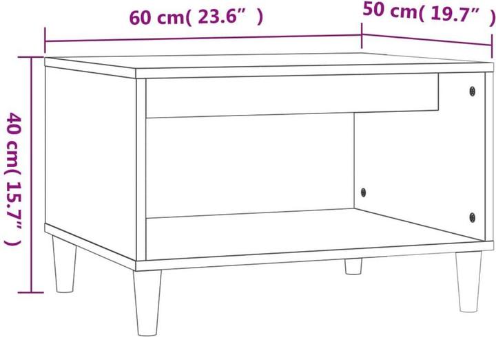 Actual product image vidaXL Couchtisch (50 x 60 x 40 cm)
