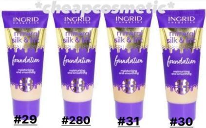 Image du produit Ingrid Cosmetics INGRID Mineral Silk &amp  Lift podkład nawilżająco-wygładzający 029 Light Porcelain 30ml (29)