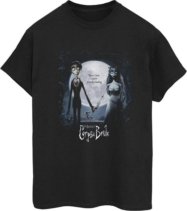 Actual product image Corpse Bride Womens/Ladies Poster Cotton Boyfriend T-Shirt (M)