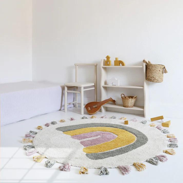 Actual product image Nattiot Teppich Rainbow (110 x 110 cm)