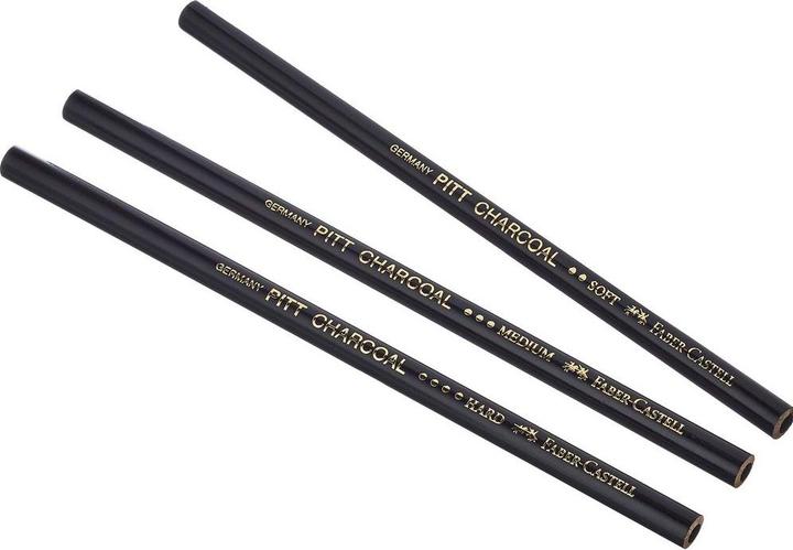 Actual product image Faber-Castell Pitt charcoal pencils (M, 3 x)