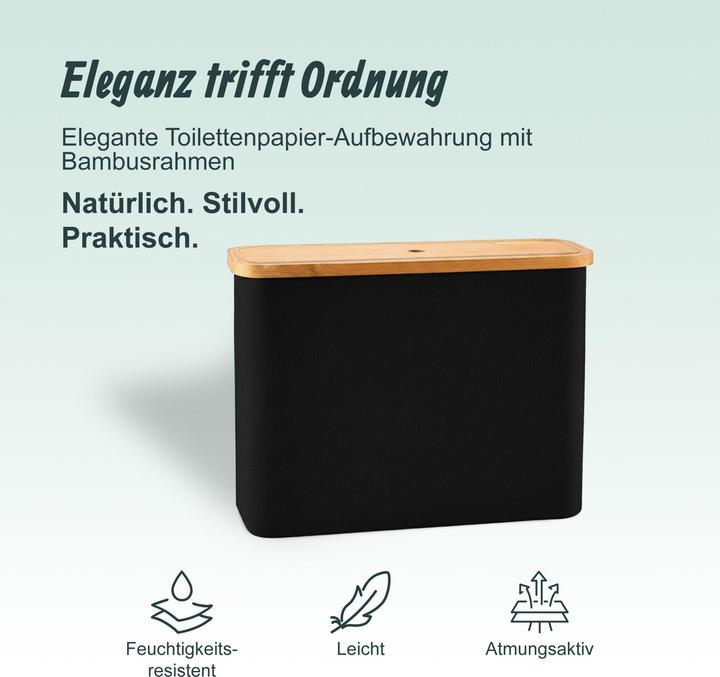 Actual product image Relaxdays Toilet roll storage