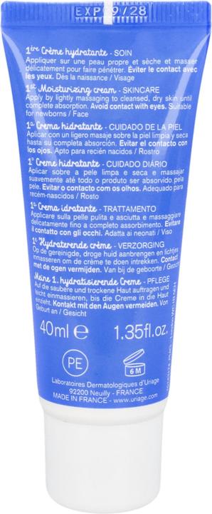 Productafbeelding Uriage Bébé 1e vochtinbrengende crème (40 ml, Dagcrème)