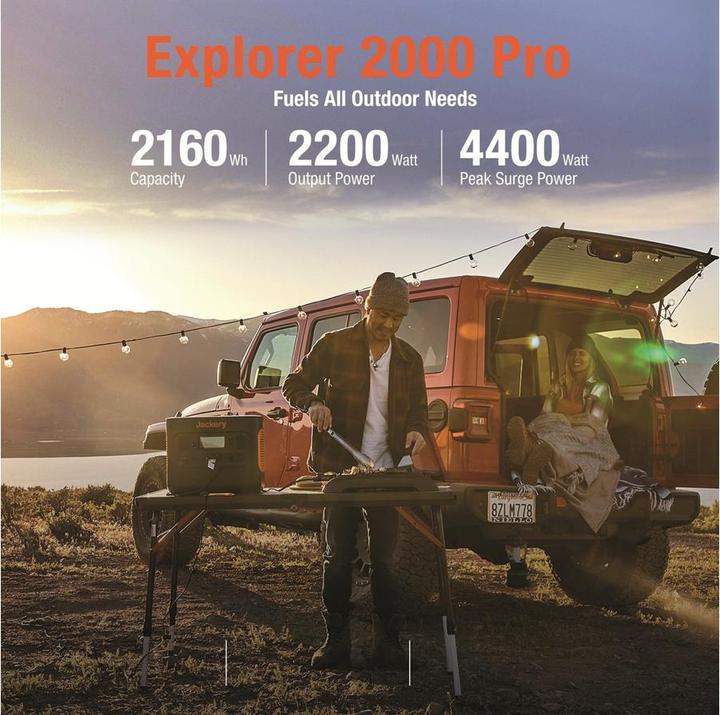 Immagine prodotto Jackery Explorer 2000 Pro (2160 Wh, 19.50 kg)