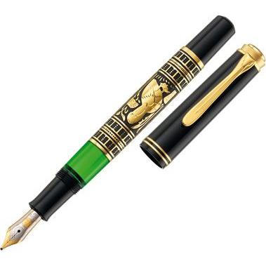 Pelikan, Schreibstifte, Füllhalter M700 Toledo M Etui (Schwarz, Gold, Grün, 1 x)