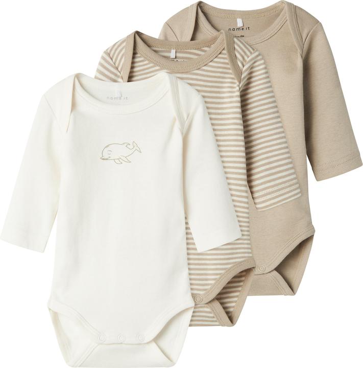 Name it 3er-Pack Strampler