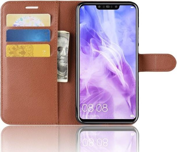 Actual product image MU Classic Litchi Leather Bookcover Series (Huawei P Smart+)