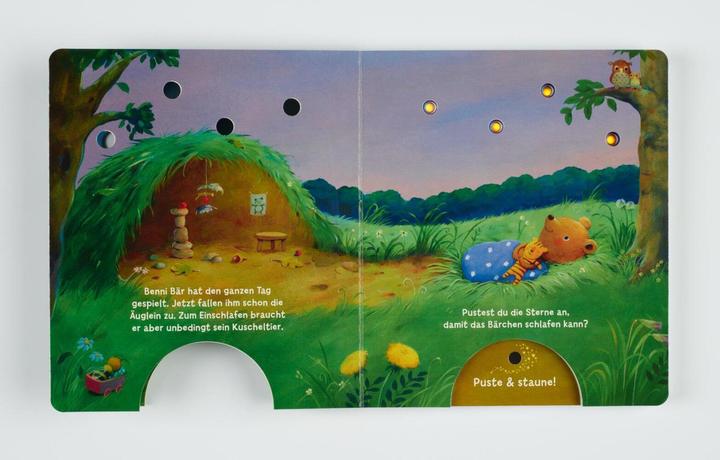 Immagine prodotto Mein Puste-Licht-Buch: Wenn im Dunkeln Sterne funkeln (Tedesco, Christina Nömer, 2020)