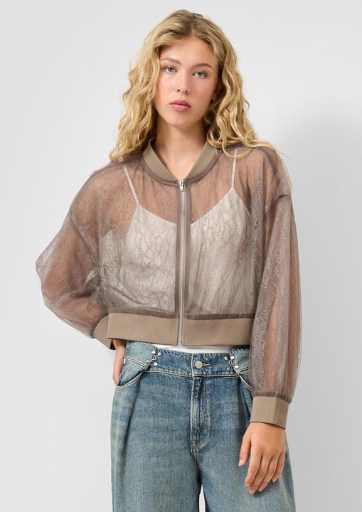 Actual product image s.Oliver Leicht transparenter Spitzenblouson (32)