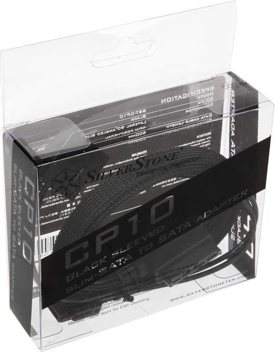 Actual product image Silverstone SST-CP10 Slimline SATA to SATA Adapter
