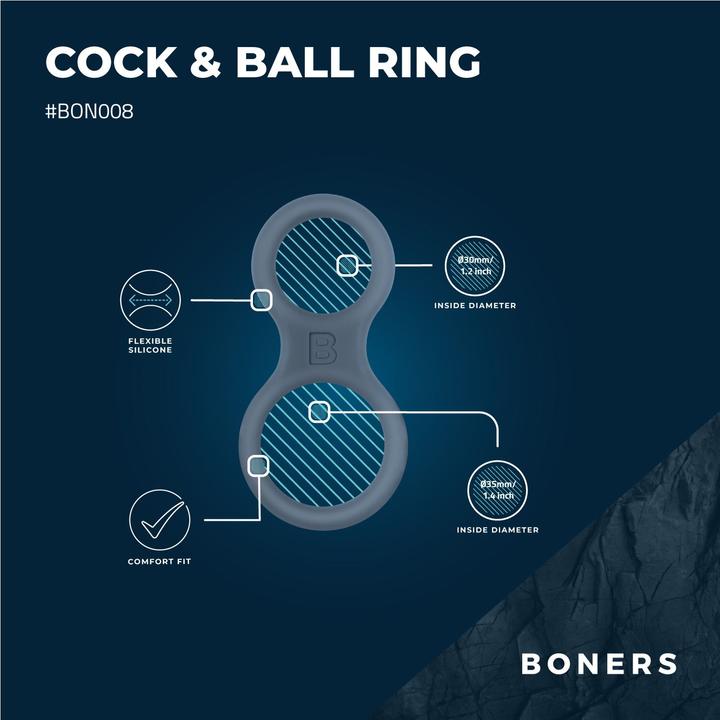 Image du produit Boners Classic Cock & Ball Ring (4 cm)
