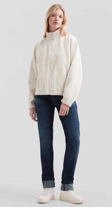 Produktbild s.Oliver Sweatshirt Weiche Teddyfleece-Jacke mit Druckknöpfen (M)