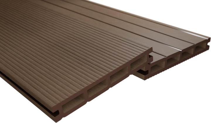 ® 6m² Braun WPC Terrassendielen Komplettset