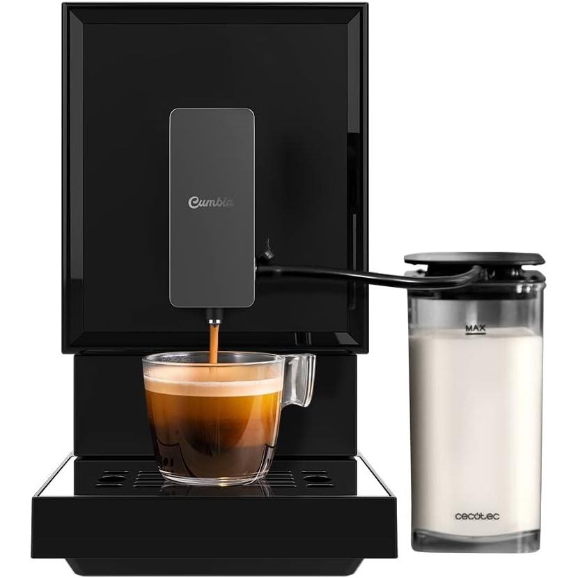 Cecotec Cafetera Automatica Power Matic-Ccino Cremma, Macchina da caffè automatica, Nero