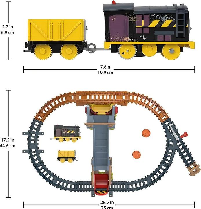 Immagine prodotto Mattel Τομας Το Τρενακι - Πιστα Παραδοσης Φορτιων Με Τον Diesel για 3+ ετών JBW20