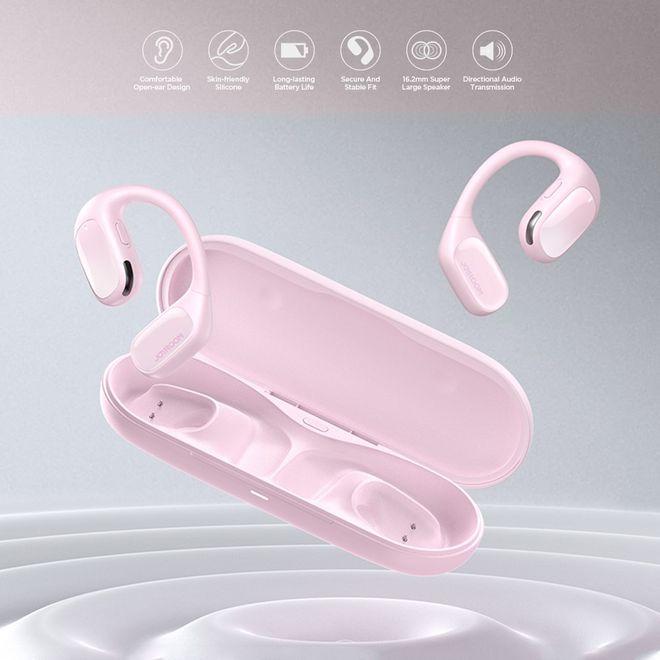 Produktbild Joyroom Openfree JR-OE1 kabellose On-Ear-Kopfhörer – Pink (18 h, Kabellos)