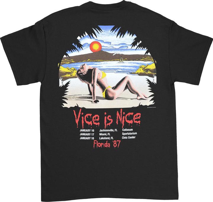 Immagine prodotto Music Brand Maglietta Unisex Adulti Vice Is Nice Back Print (M)