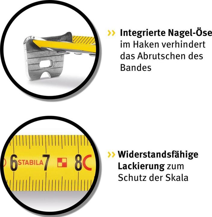 Actual product image Stabila 5m pocket tape measure BM 100 (5 m)