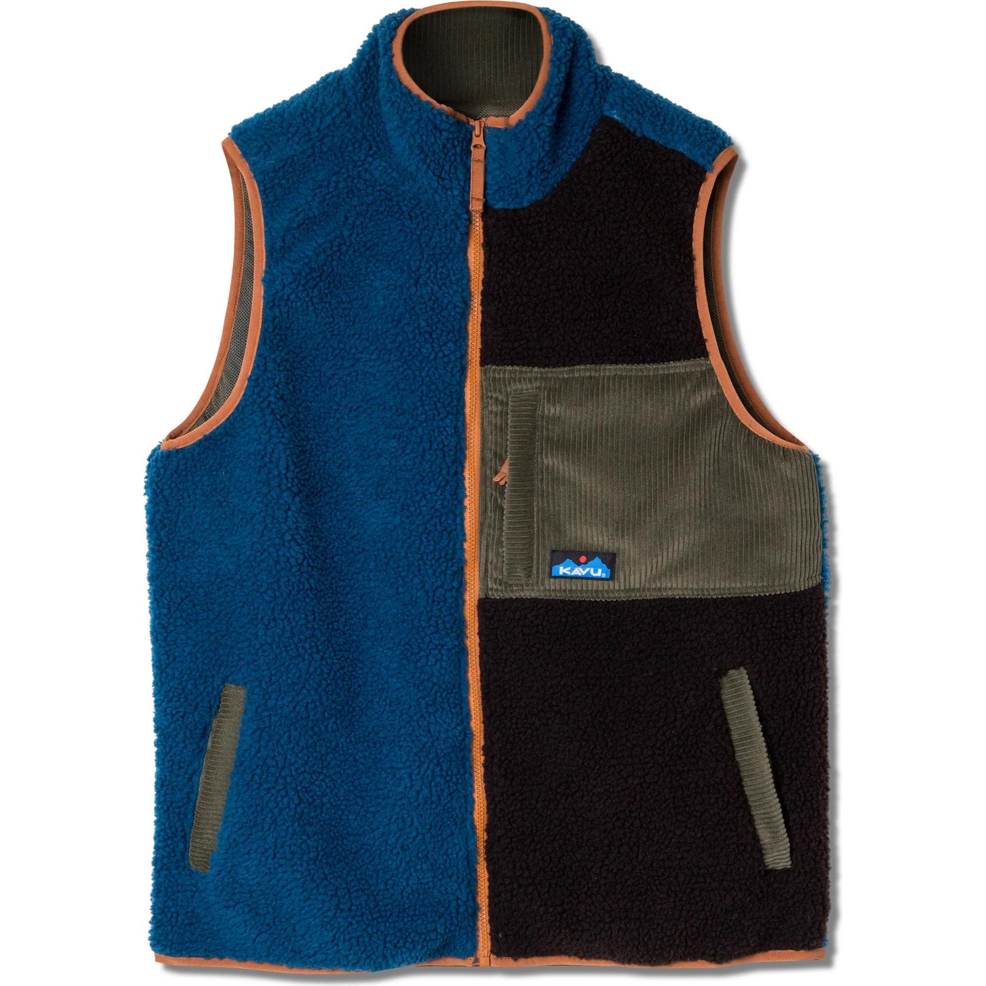 Kavu, Herren, Weste, ärmelloses fleece cooper, Braun, (XS)