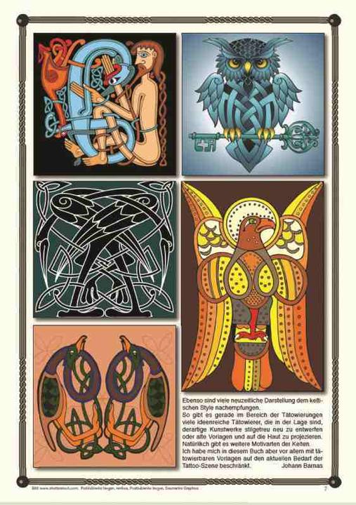 Produktbild Celtic - Tattoo Sketchbook (Deutsch, Kruhm Verlag, 2016)