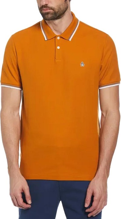 Produktbild Original Penguin Poloshirt Mit kontrastfarbenen Streifen (L)