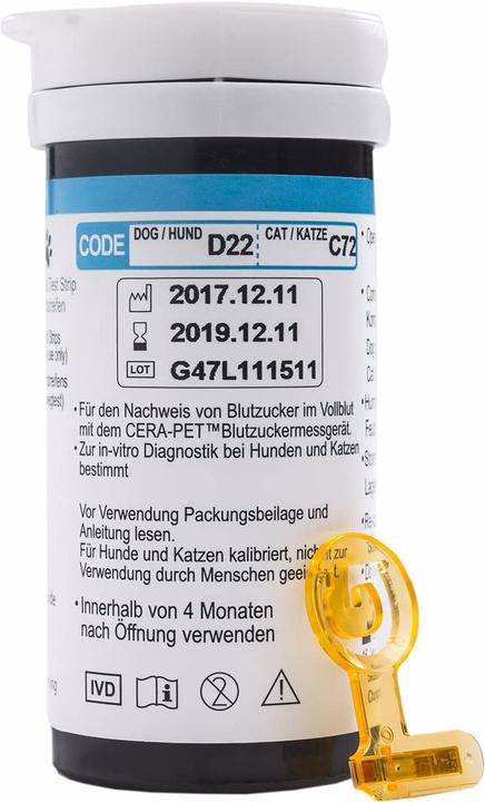 Produktbild Cera-Pet Blutzuckermessgerät Set für Hunde und Katzen (Blutzuckermessgerät)