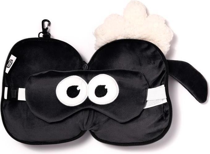 Actual product image Puckator Relaxeazzz plush Shaun (Sleeping mask, Head & neck pillow)