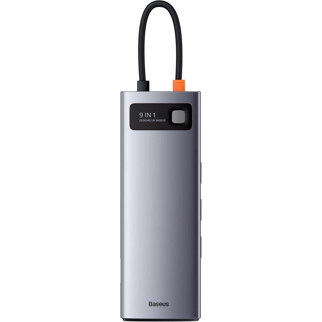 Thumbnail - Baseus CAHUB-CU0G (USB-C, 3 Ports), Dockingstation + USB Hub, Silber