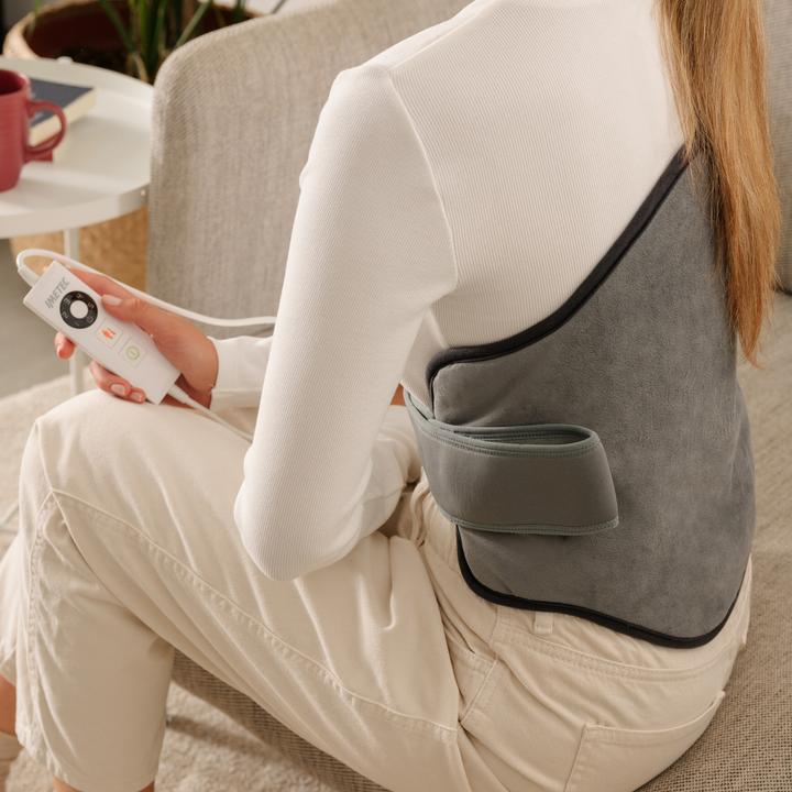 Actual product image Imetec Intellisense Lumbar, thermal lumbar cushion with elastic band, Rapido