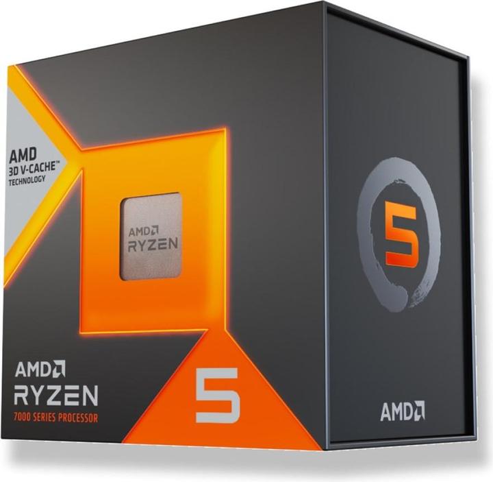 AMD CPU Ryzen 5 7600X3D 4,70 GHz BOX 100-1000017213WOF retail (AM5, 4.10 GHz, 6 -Core)